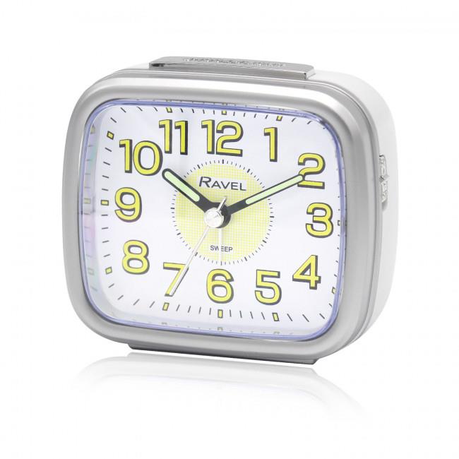 Ravel Mid sized Bedside Quartz Alarm Clock RC044 Available Multiple Colour