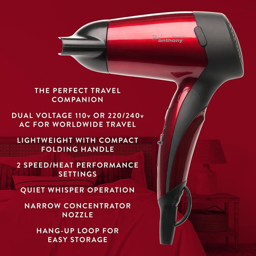 Paul anthony 1200w Travel Hair Red Hot - H1010RD