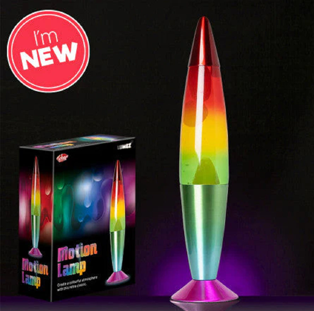 Tobar Lumez Motion Rainbow Lava Lamp