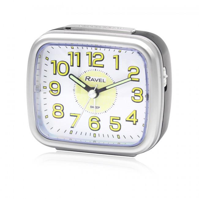 Ravel Mid sized Bedside Quartz Alarm Clock RC044 Available Multiple Colour