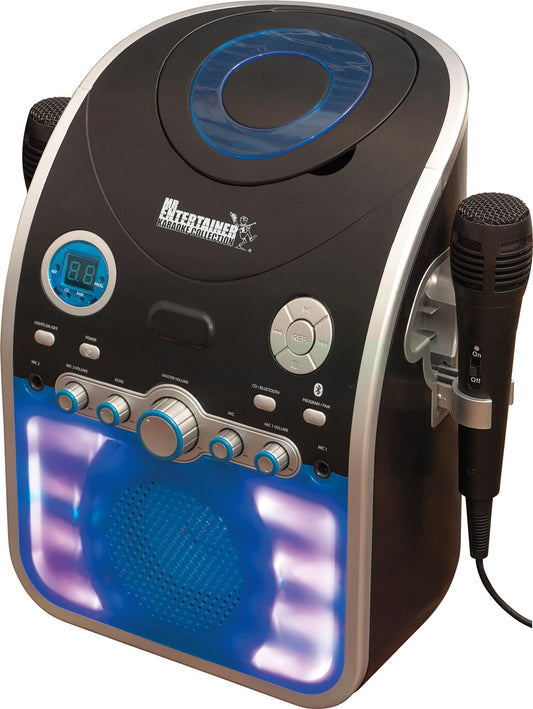 Mr Entertainer CDG Karaoke Machine With Bluetooth & Flashing LED Lights