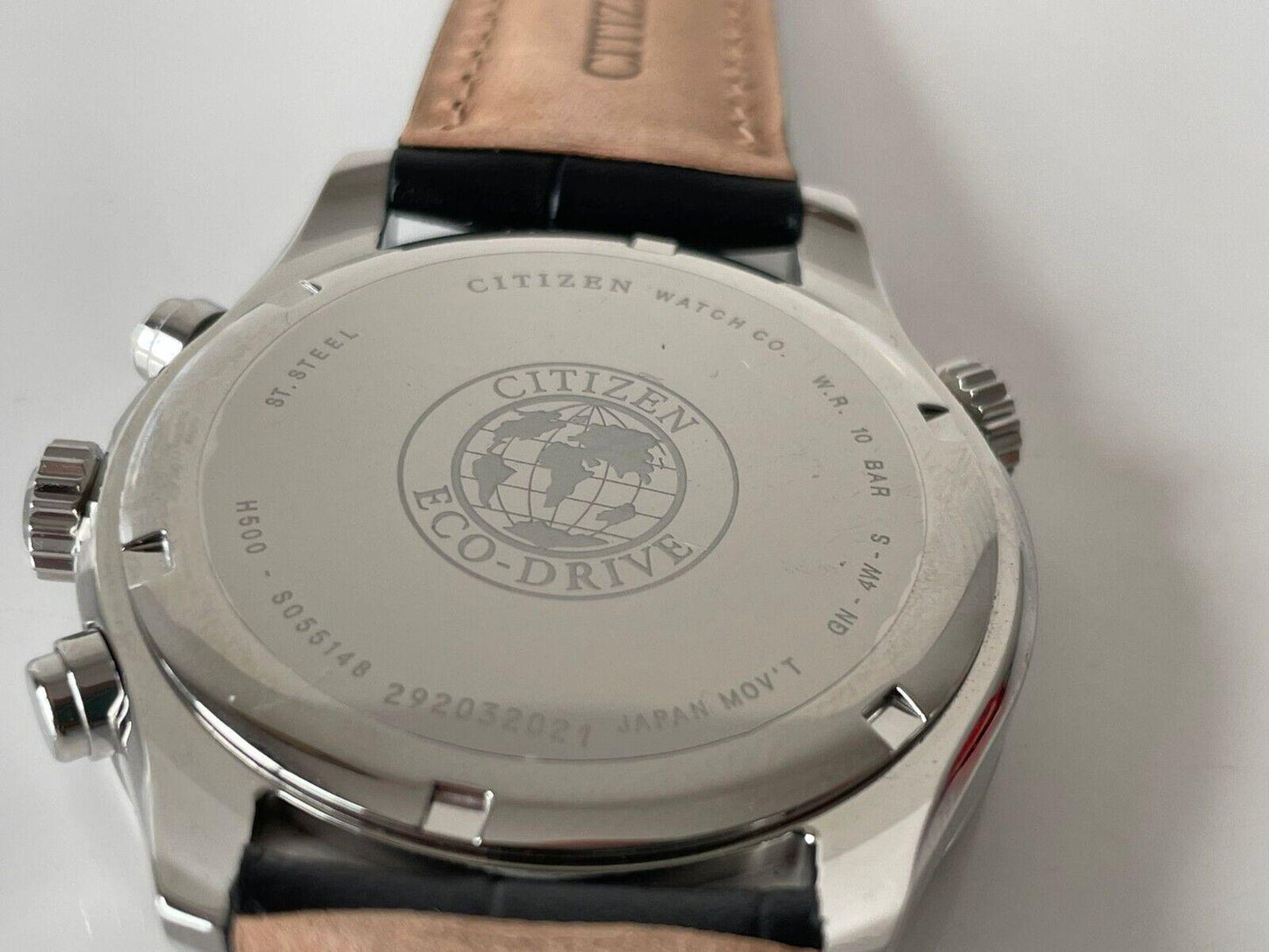 Citizens Mens Eco Drive Chronograph Pilot Watch AT0361-06E