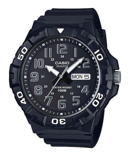 Casio Original Black X-Large Dial Analog Mens Watch 100m MRW-210H-1AVDF