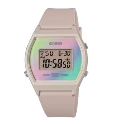 Casio Ladies Digital Display Silicone Strap Watch LW-205H Available Multiple Colour