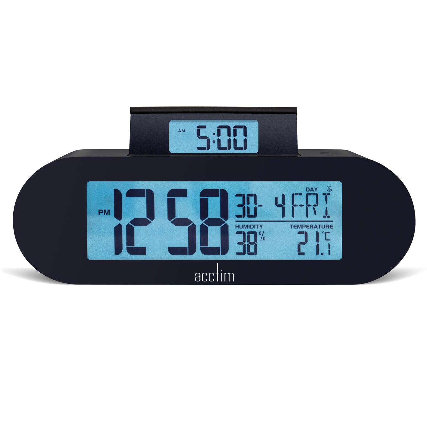 Acctim Kian Reverse Digital Pop Up Alarm Clock Available Multiple Colour