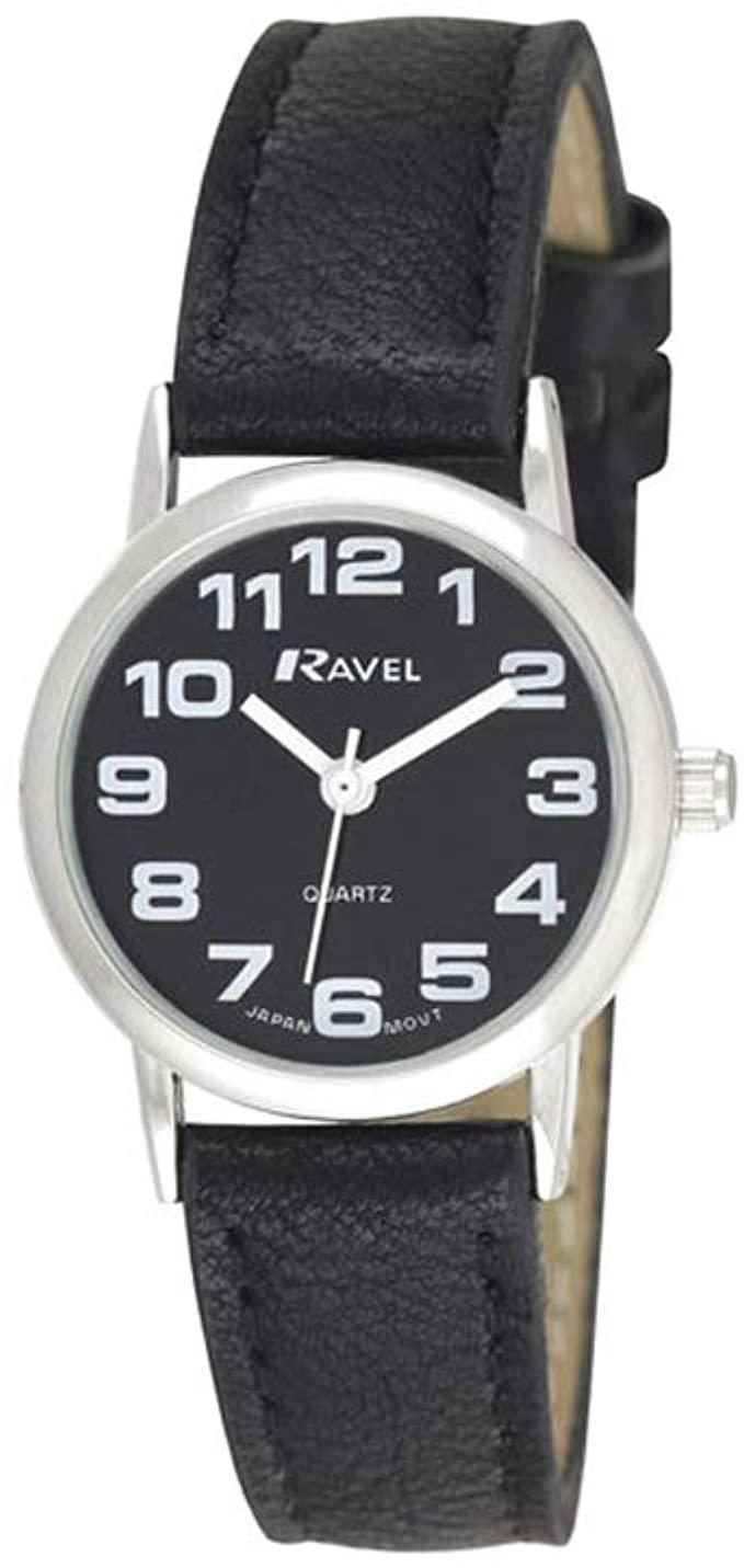 Ravel Ladies Basic Leather Strap Watch R0105L Available Multiple Colour