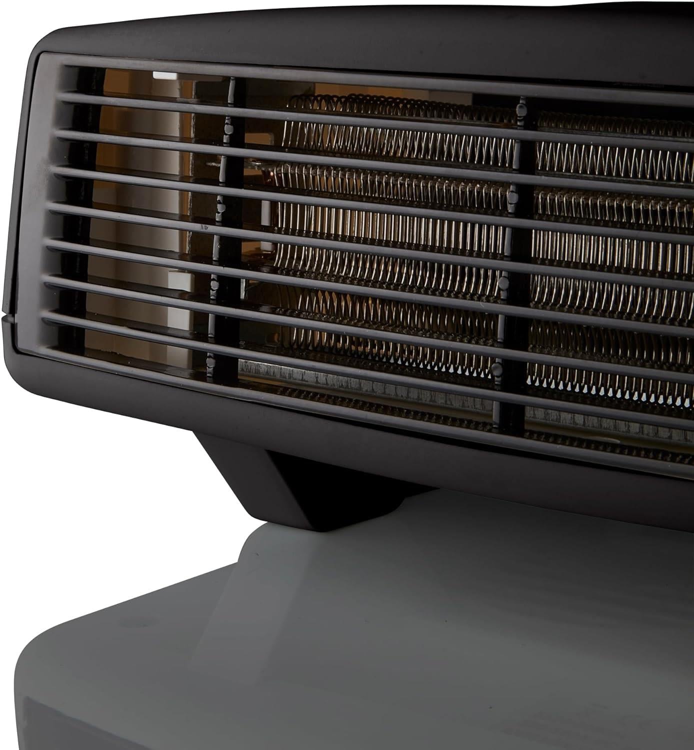 Swan Horizontal Fan Heater with 2 Heat Settings, Adjustable Thermostat, 3000W, Black