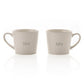 Amore Set of 2 White Mugs - Mrs & Mrs