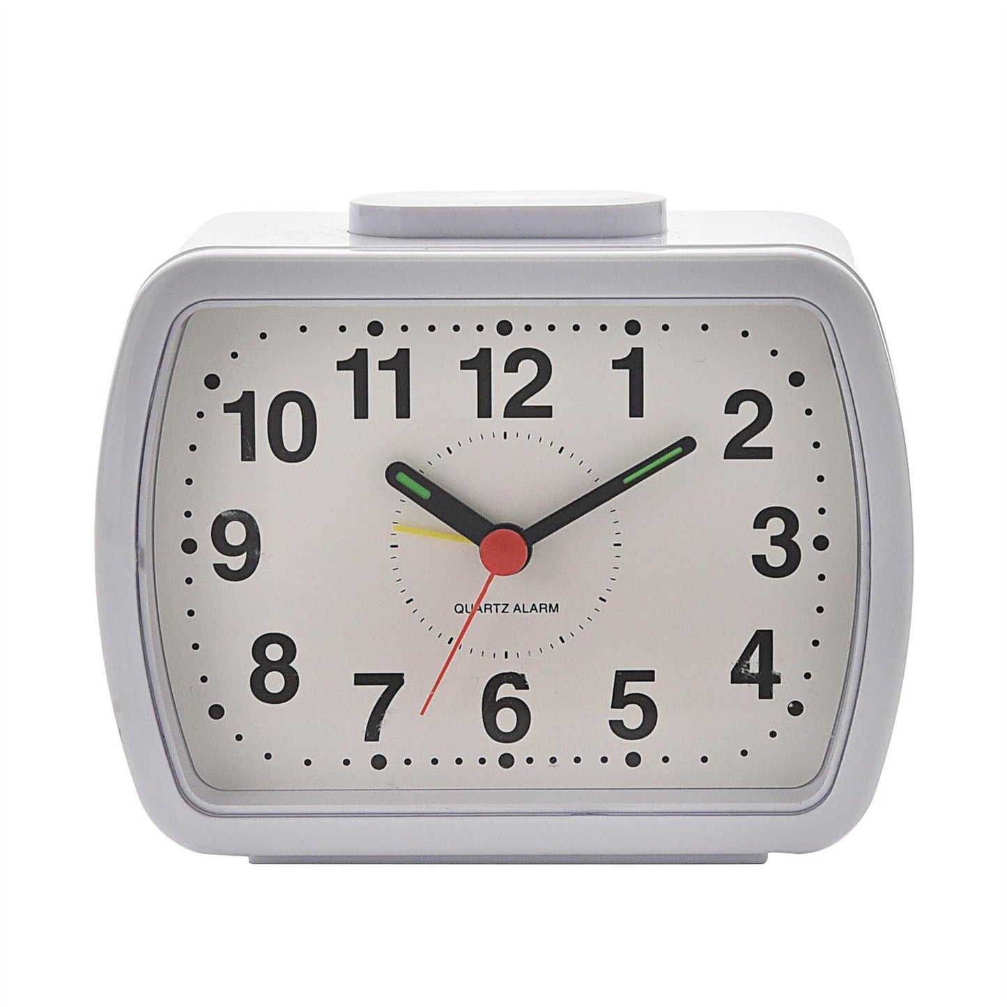 Wm.Widdop Qtz Alarm Clock Bell Oblong Dial Available Multiple Colour