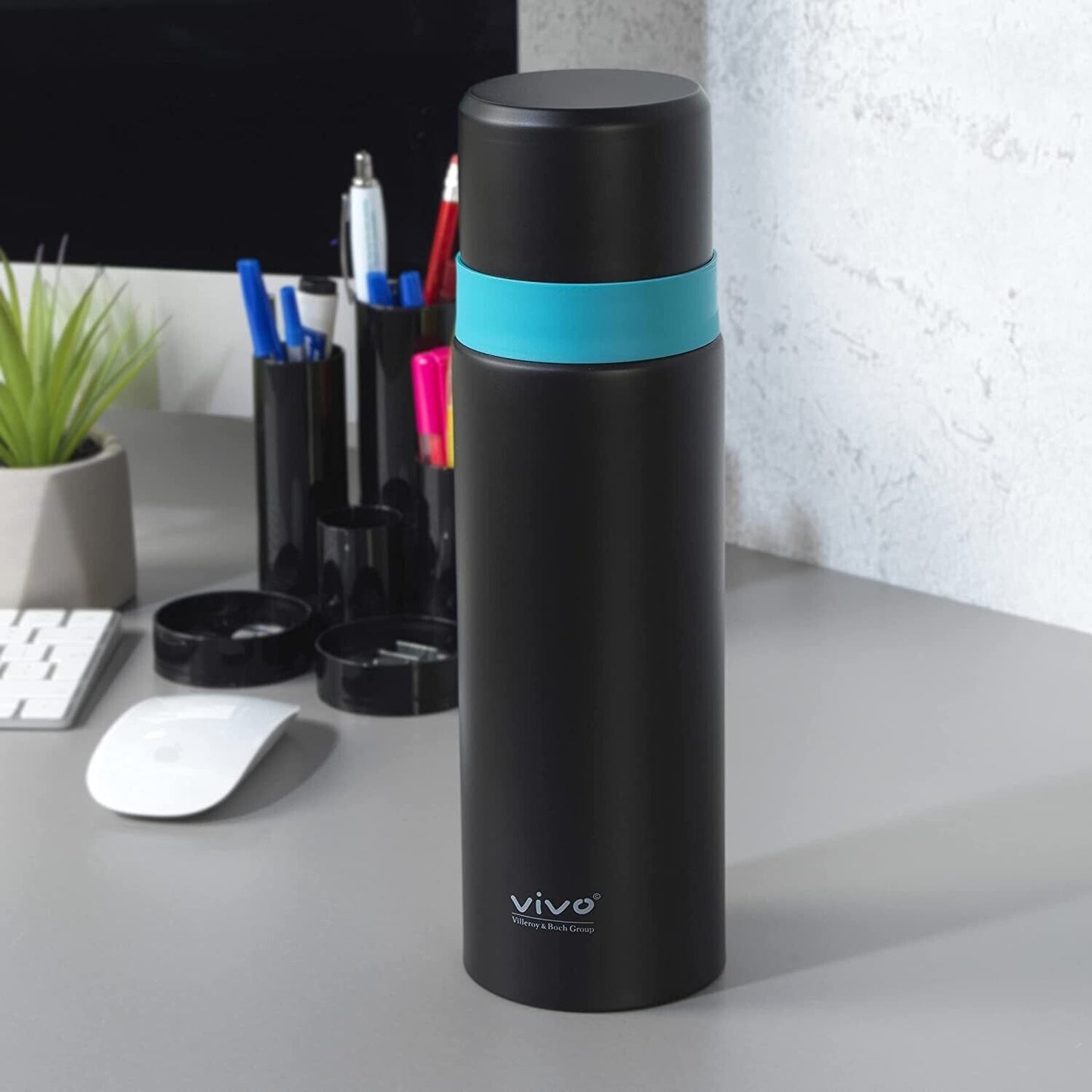 Vivo 750ml Thermos Insulated Travel Flask For Tea/Coffee/Soup | Keep Warm 6 hours