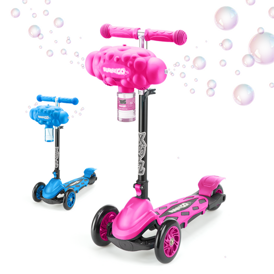 Xootz Bubble Go Foldable Tri-Scooter - Pink