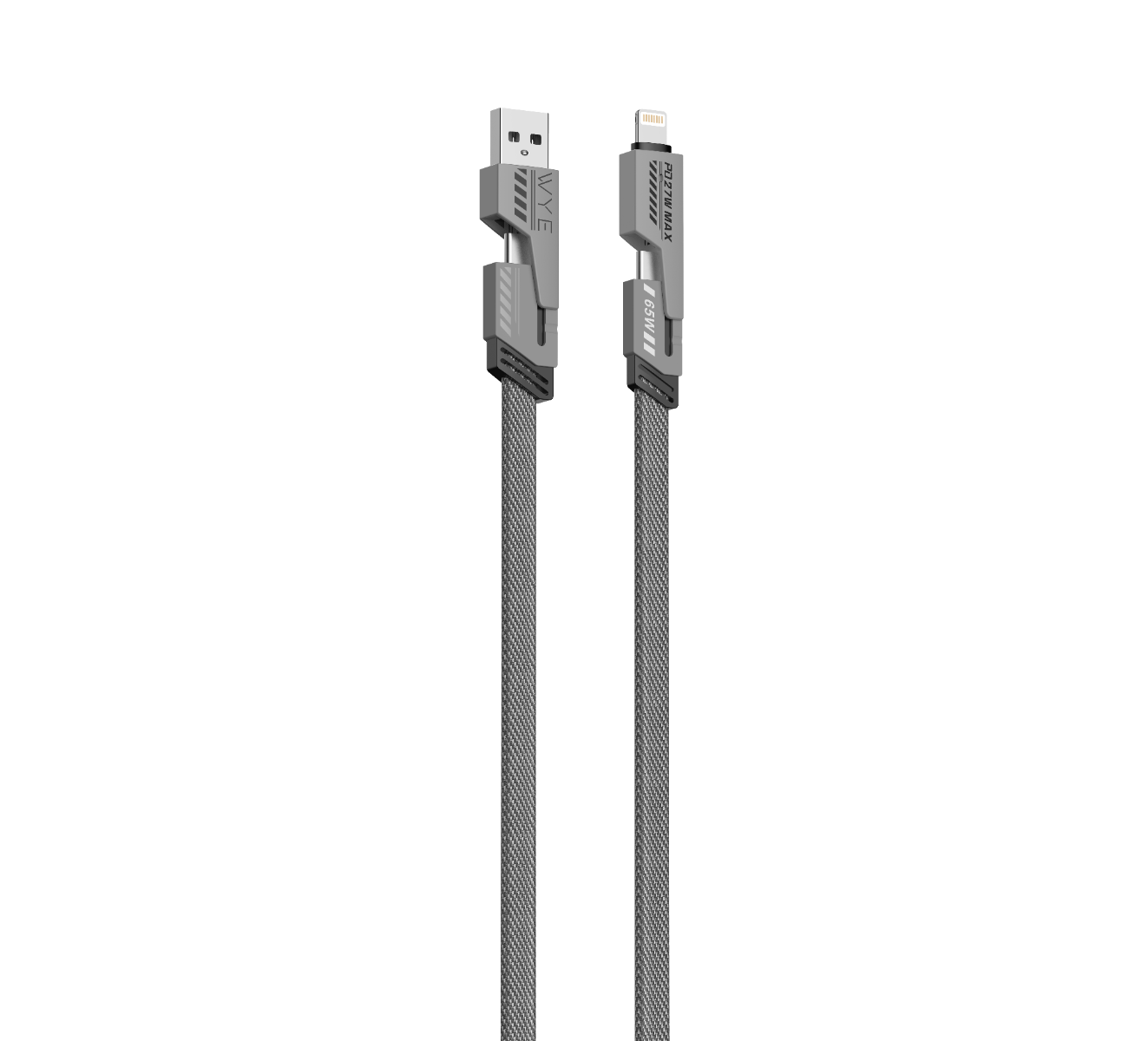 WYEFLOW 4-IN-1 AAdaptable Fast Charging & Data Cable 1.2M
