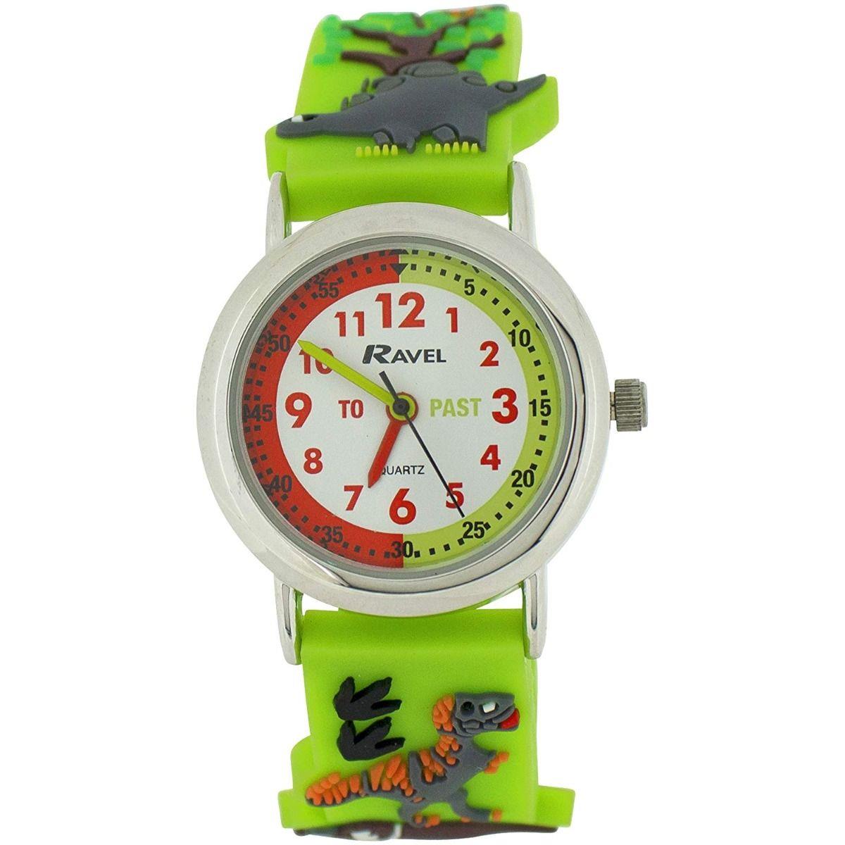 Ravel Children Girls & Boys 3D Cartoon Time Teacher Watch Available Multicolour & Design Strap R1513