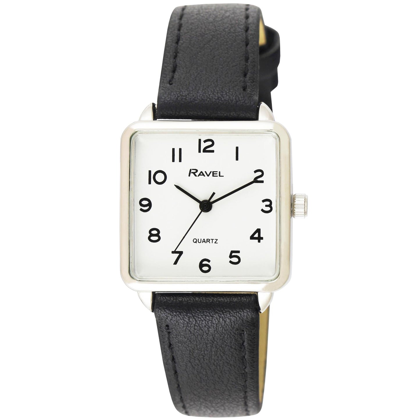 Ravel Ladies Basic White Face Rectangular Fashion Watch R0139 Available Multiple Colour