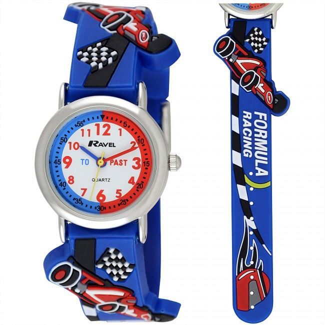 Ravel Children Girls & Boys 3D Cartoon Time Teacher Watch Available Multicolour & Design Strap R1513