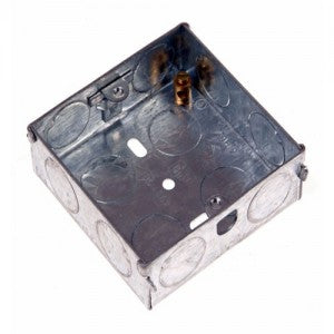 25mm 1 Gang Metal Back Box