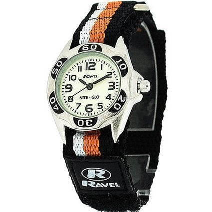 Ravel Boys Mens Nite-Glo Multicolour Sports Case Nylon Watch R1704