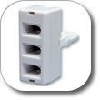 3 Way Telephone Adaptor