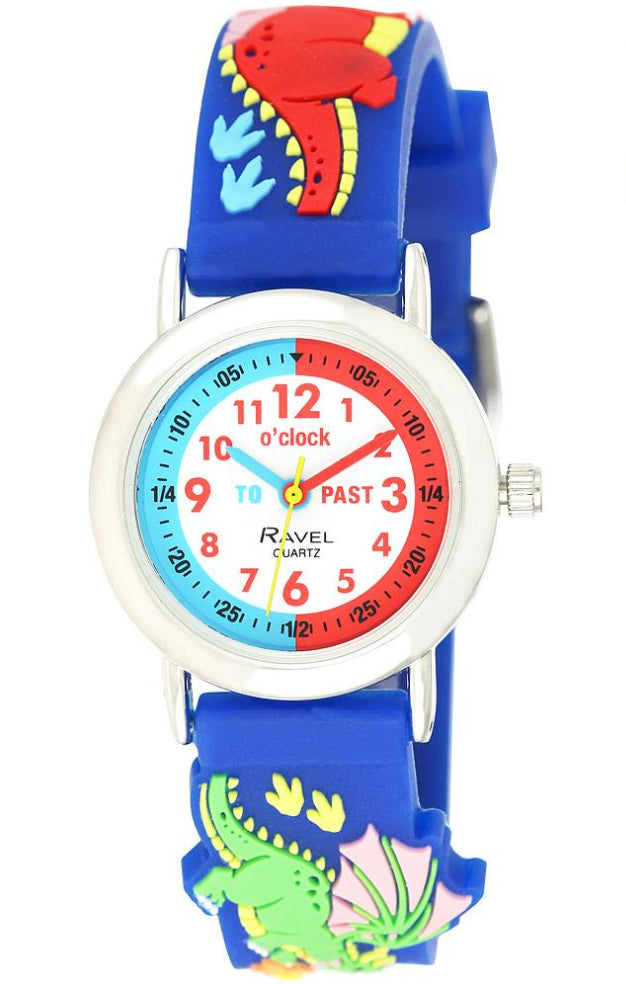 Ravel Children Girls & Boys 3D Cartoon Time Teacher Watch Available Multicolour & Design Strap R1513