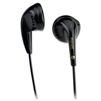 Maxell EB-95 Stereo Earbuds, Black