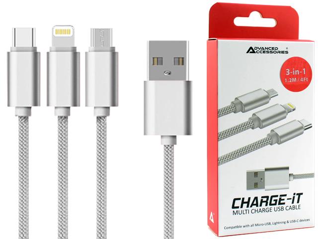 Advanced Accessories Countertop 57Pcs Chargers and Cables- CDU