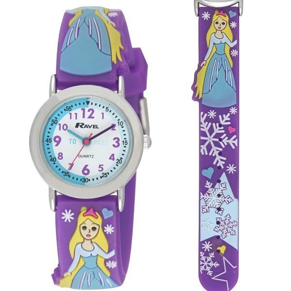 Ravel Children Girls & Boys 3D Cartoon Time Teacher Watch Available Multicolour & Design Strap R1513