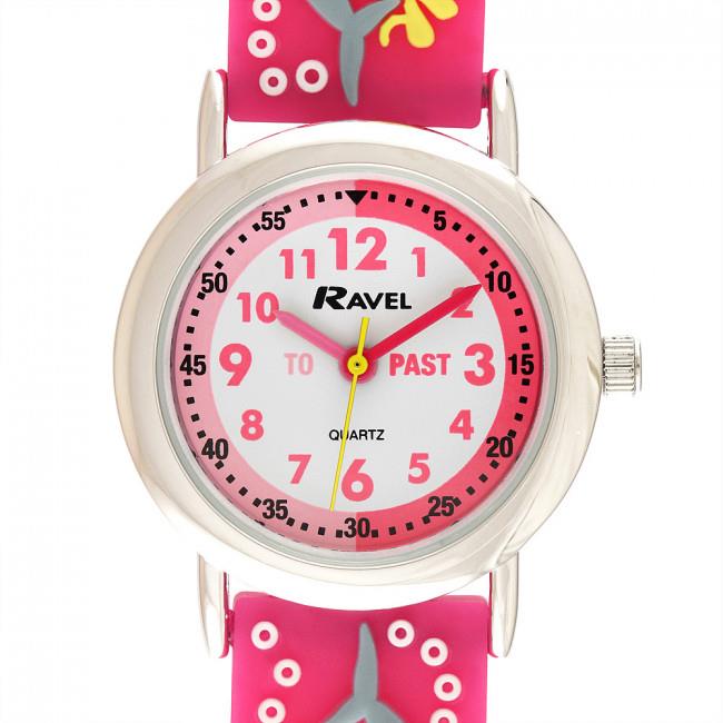 Ravel Children Girls & Boys 3D Cartoon Time Teacher Watch Available Multicolour & Design Strap R1513