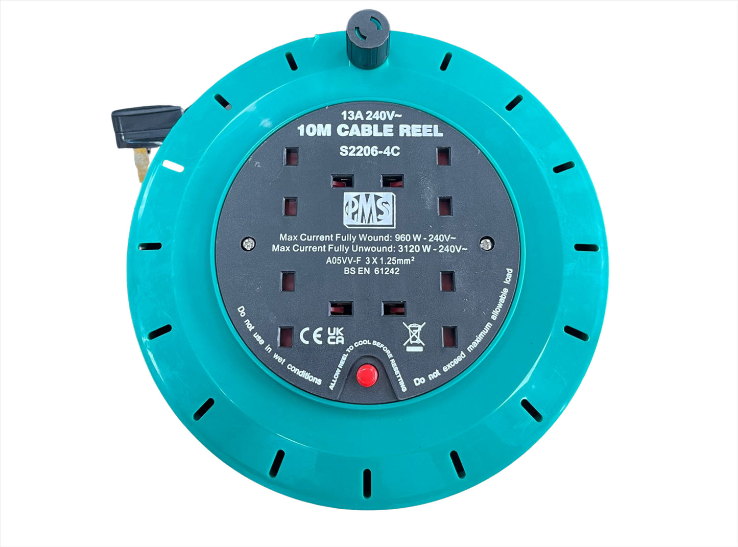 PowerPlus 10mt Extension Cable Reel 13AMP
