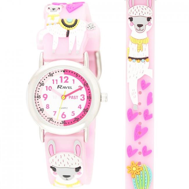 Ravel Children Girls & Boys 3D Cartoon Time Teacher Watch Available Multicolour & Design Strap R1513