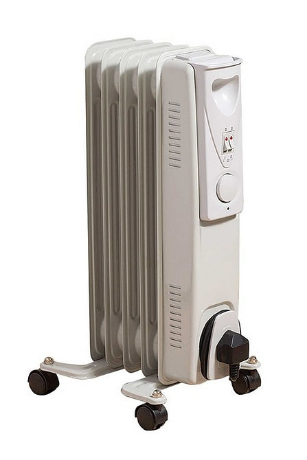 Daewoo 5 Fin 1000W Oil Filled Radiator Portable Heater