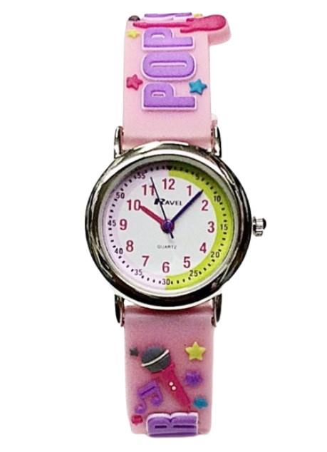 Ravel Children Girls & Boys 3D Cartoon Time Teacher Watch Available Multicolour & Design Strap R1513