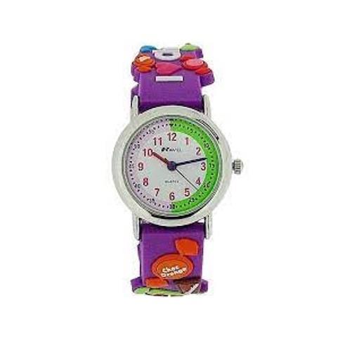 Ravel Children Girls & Boys 3D Cartoon Time Teacher Watch Available Multicolour & Design Strap R1513