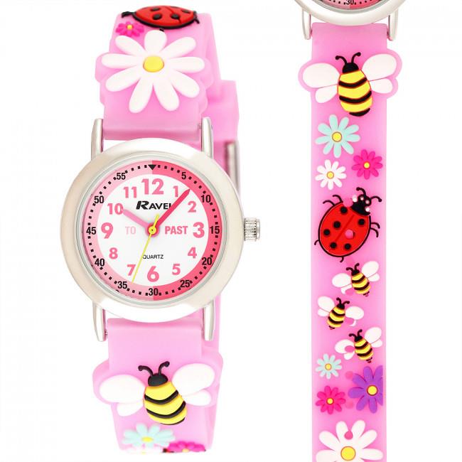 Ravel Children Girls & Boys 3D Cartoon Time Teacher Watch Available Multicolour & Design Strap R1513