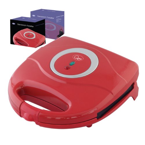 Quest Sandwich Maker, 800 Watt, Red 35430
