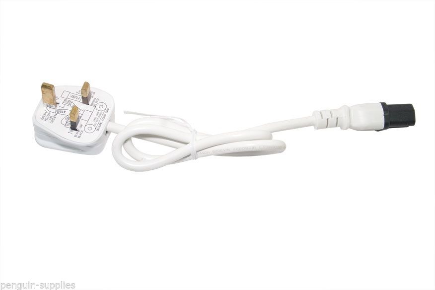Straight Kettle Lead White