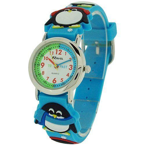 Ravel Children Girls & Boys 3D Cartoon Time Teacher Watch Available Multicolour & Design Strap R1513