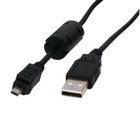 USB 2.0 to B Mini 8 Pin Nikon Cable 2m