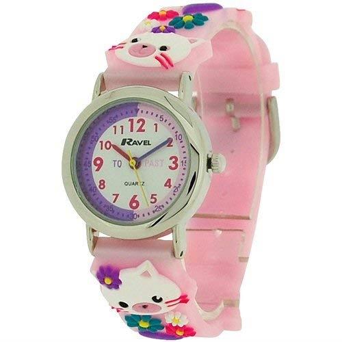 Ravel Children Girls & Boys 3D Cartoon Time Teacher Watch Available Multicolour & Design Strap R1513