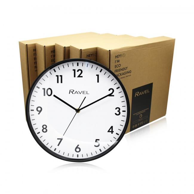 Ravel 30cm White Dial Wall Clock R.WC.30 Available Multiple Colour