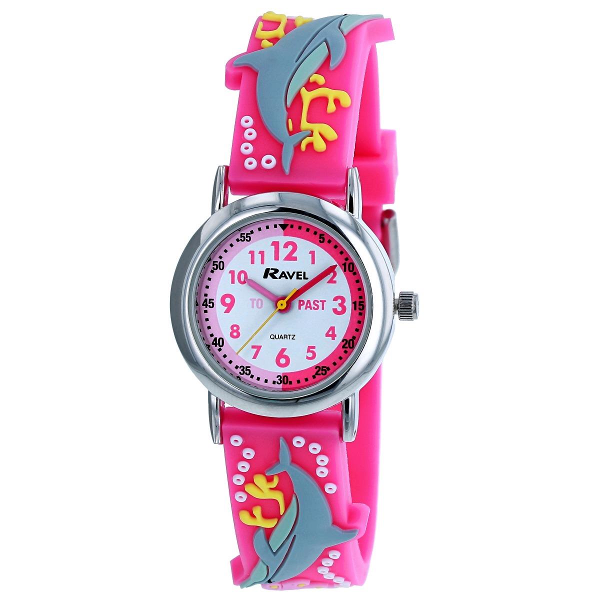 Ravel Children Girls & Boys 3D Cartoon Time Teacher Watch Available Multicolour & Design Strap R1513