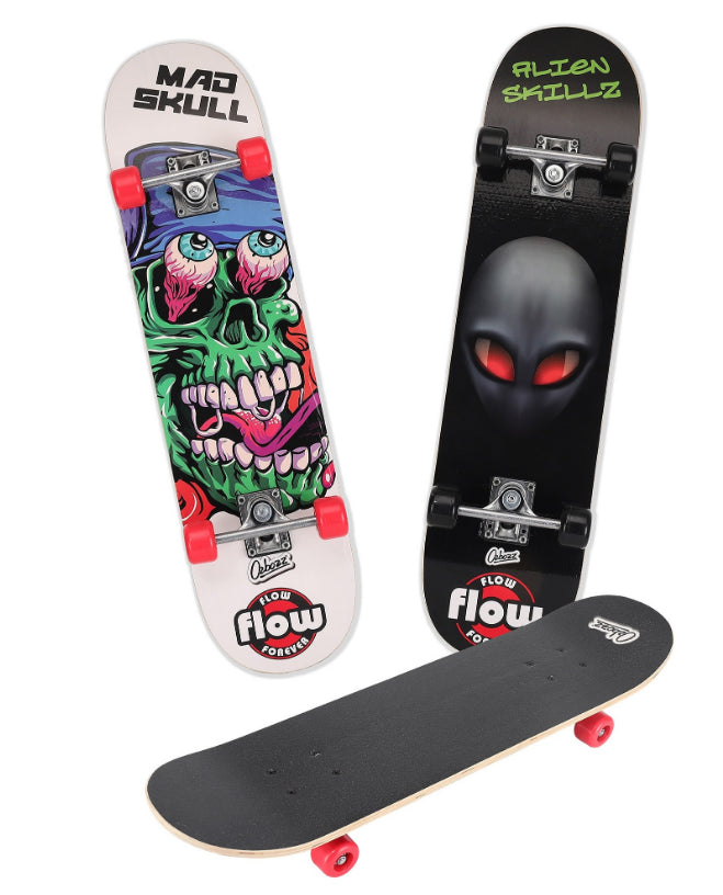 Obozz 31" Maple Chaser Wooden Skateboard Assorted Colours