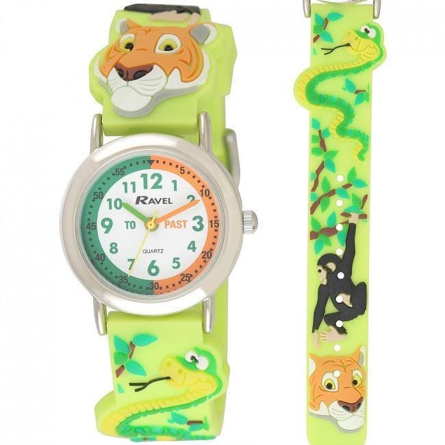 Ravel Children Girls & Boys 3D Cartoon Time Teacher Watch Available Multicolour & Design Strap R1513