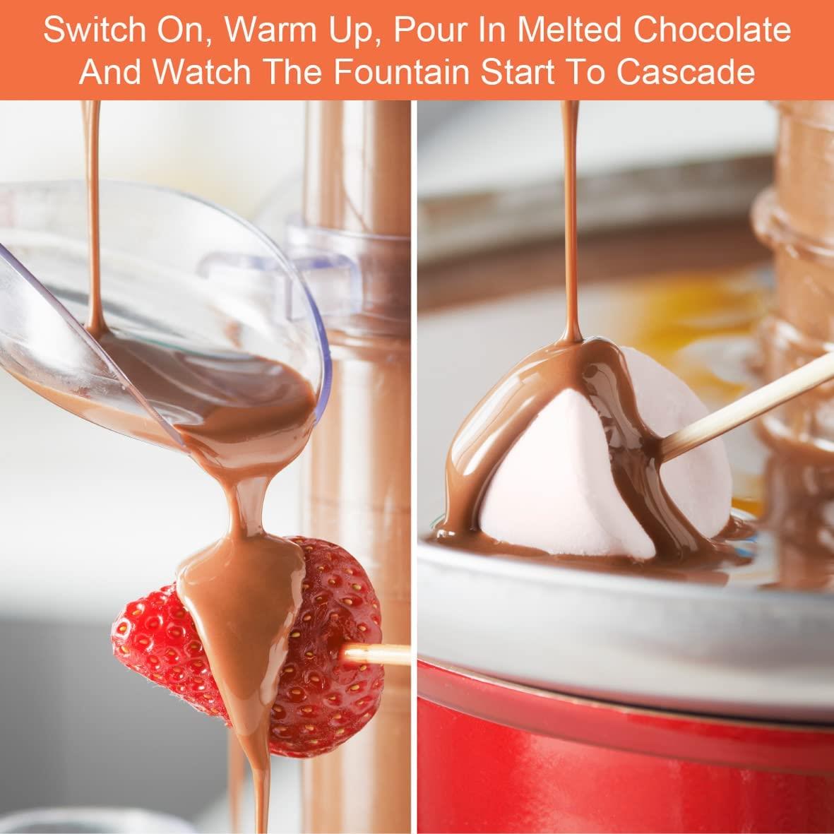 Global Gizmos Cascading Chocolate Fountain- 50999