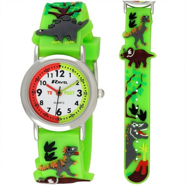 Ravel Children Girls & Boys 3D Cartoon Time Teacher Watch Available Multicolour & Design Strap R1513