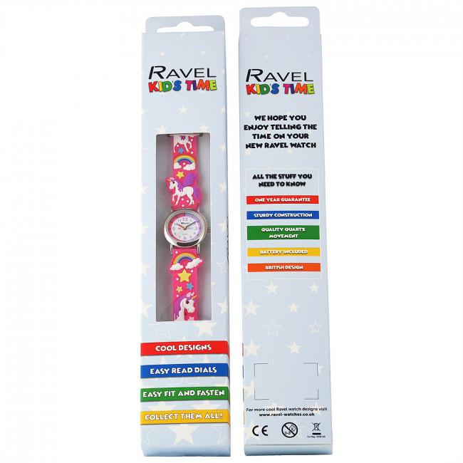 Ravel Children Girls & Boys 3D Cartoon Time Teacher Watch Available Multicolour & Design Strap R1513