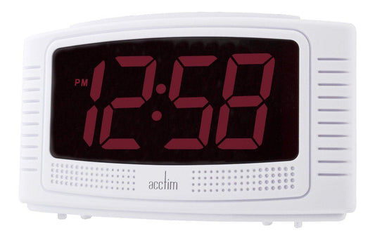 Acctim 'Vian' 1.2" Red LED Alarm Clock