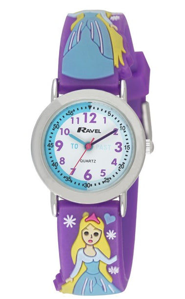 Ravel Children Girls & Boys 3D Cartoon Time Teacher Watch Available Multicolour & Design Strap R1513