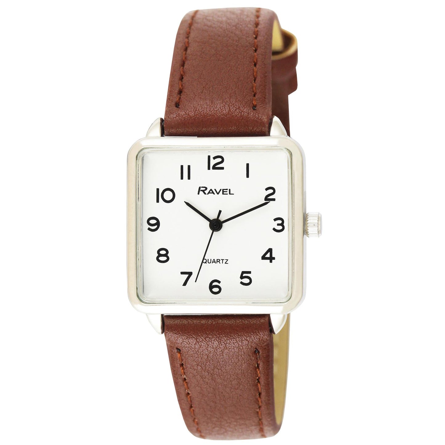 Ravel Ladies Basic White Face Rectangular Fashion Watch R0139 Available Multiple Colour