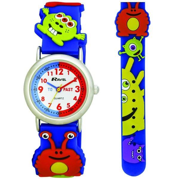 Ravel Children Girls & Boys 3D Cartoon Time Teacher Watch Available Multicolour & Design Strap R1513