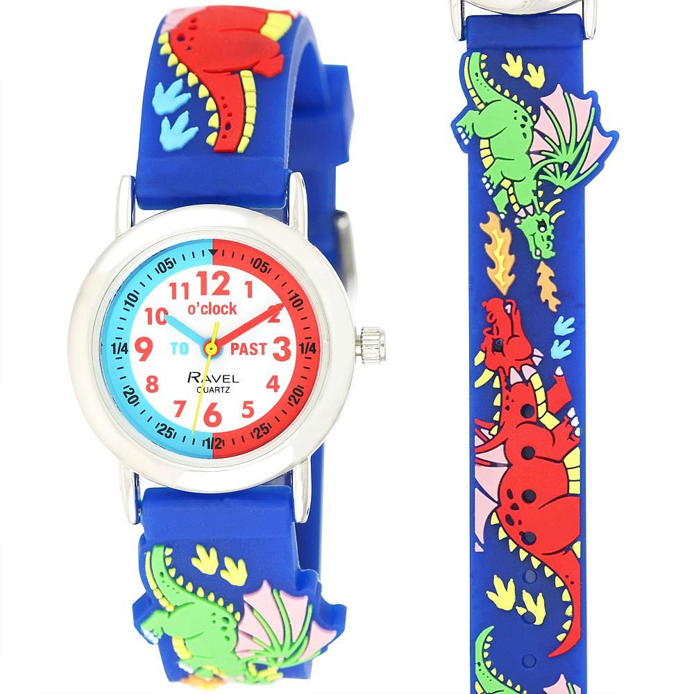 Ravel Children Girls & Boys 3D Cartoon Time Teacher Watch Available Multicolour & Design Strap R1513